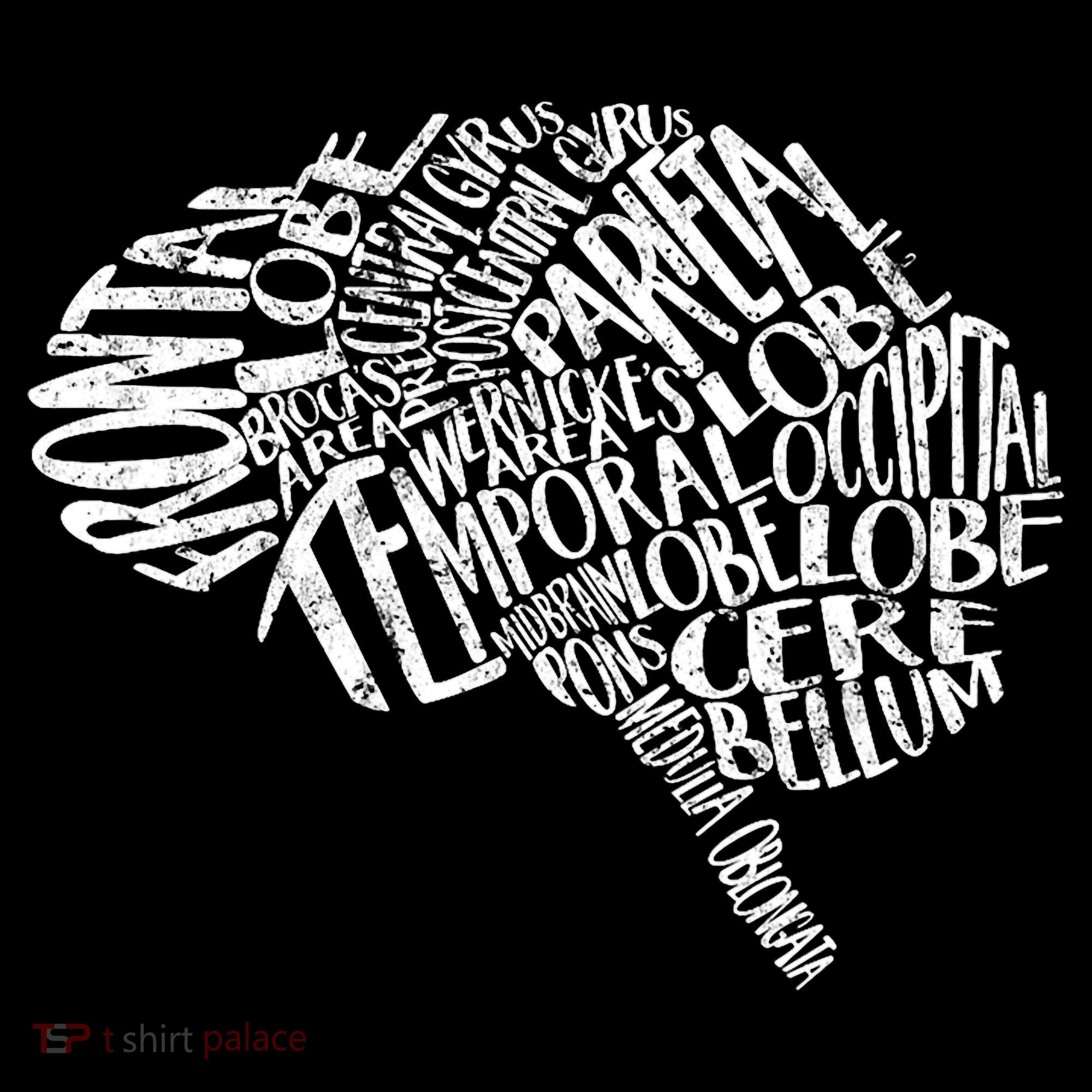 Brain Typography Rn Neuroscience Nurse Neurologist Toddler Hoodie