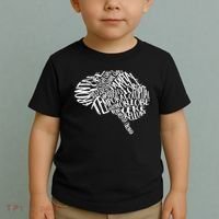 Brain Typography Rn Neuroscience Nurse Neurologist Toddler T-Shirt thumb 2