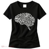 Brain Typography Rn Neuroscience Nurse Neurologist Women's T-Shirt thumb 0