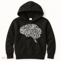 Brain Typography Rn Neuroscience Nurse Neurologist Kids Hoodie thumb 0
