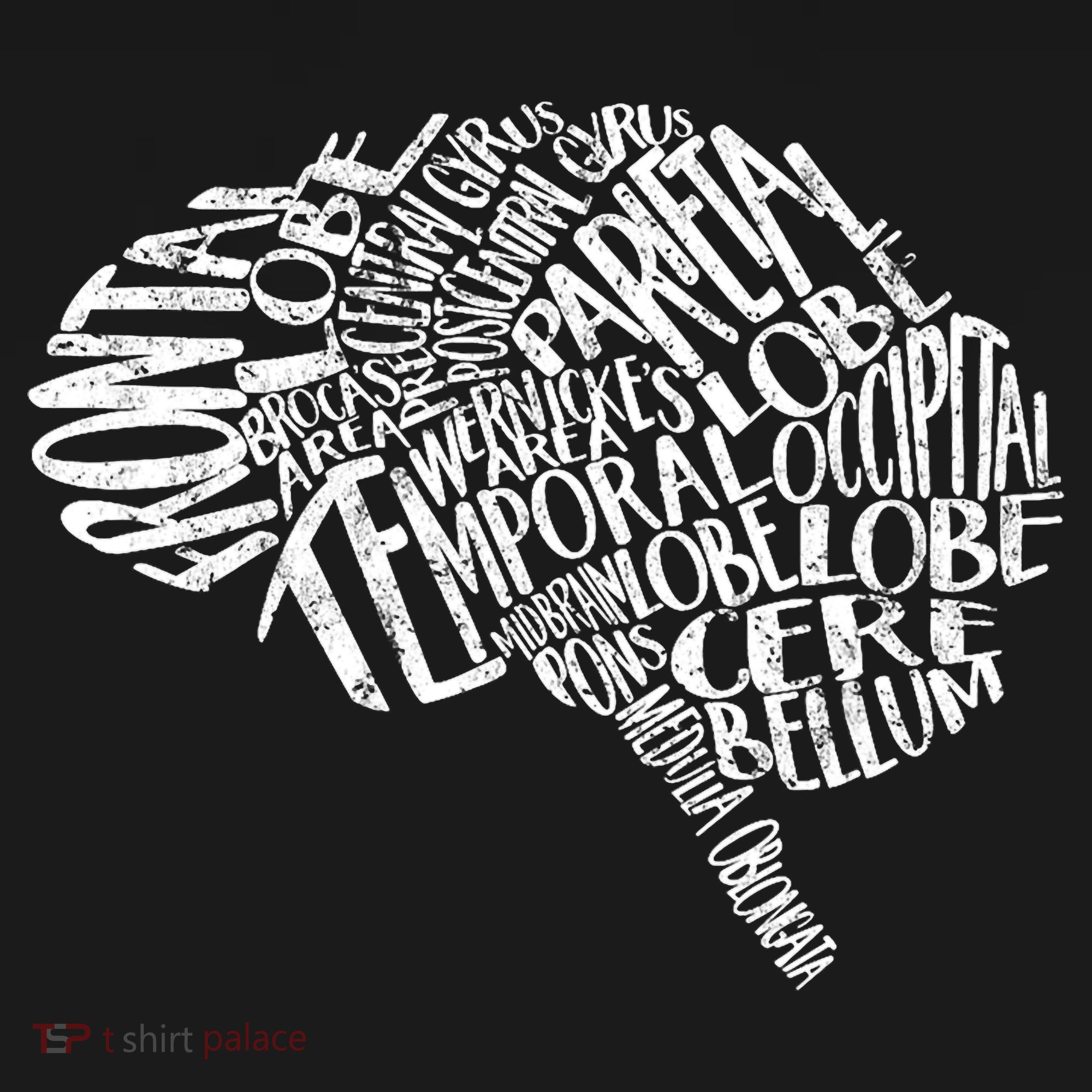 Brain Typography Rn Neuroscience Nurse Neurologist Kids Hoodie