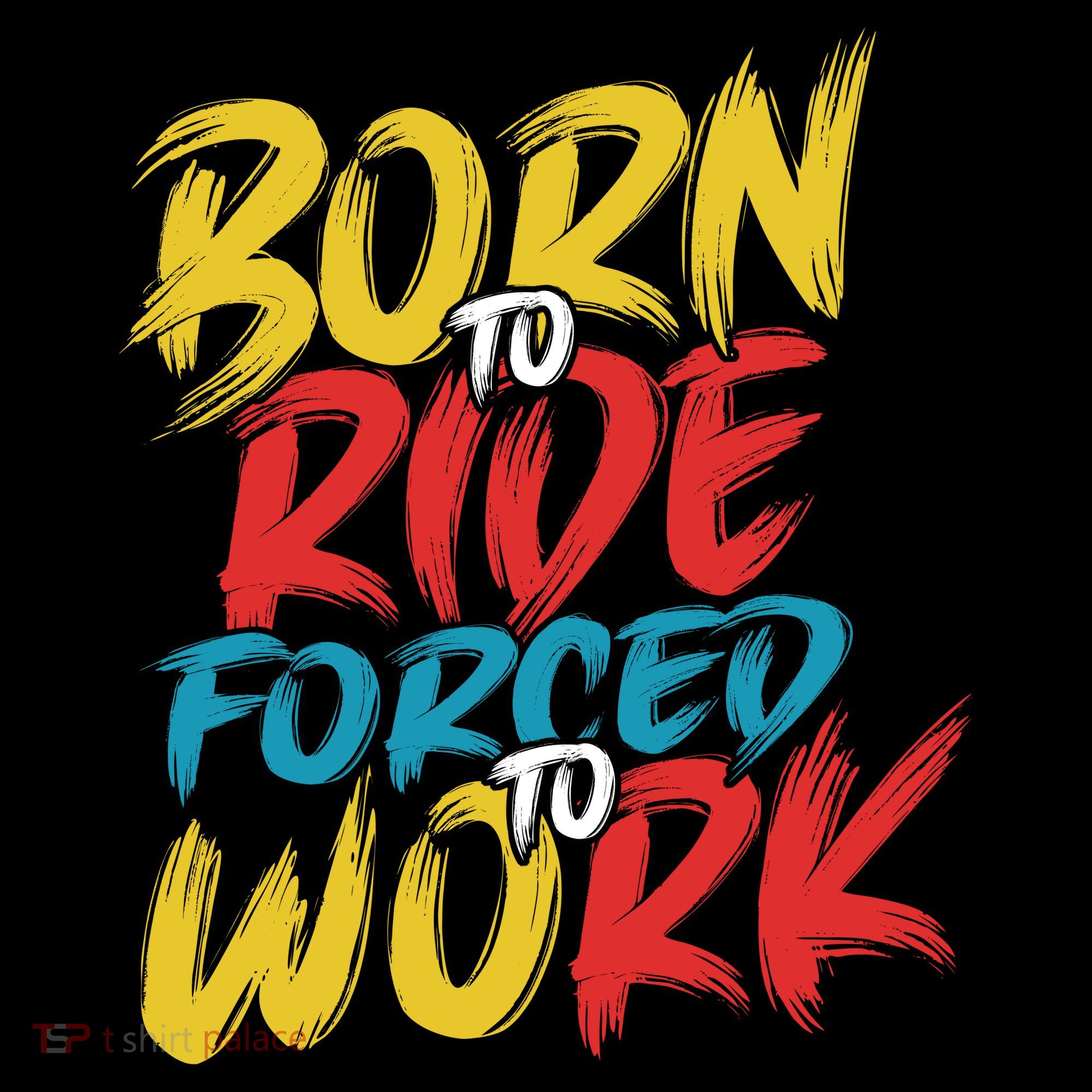 Born To Ride Forced To Work Ornament