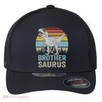 Brothersaurus T Rex Brother Saurus Family Matching Dinosaur Flexfit Unipanel Trucker Cap thumb 0