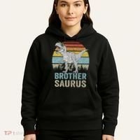 Brothersaurus T Rex Brother Saurus Family Matching Dinosaur Hoodie thumb 5