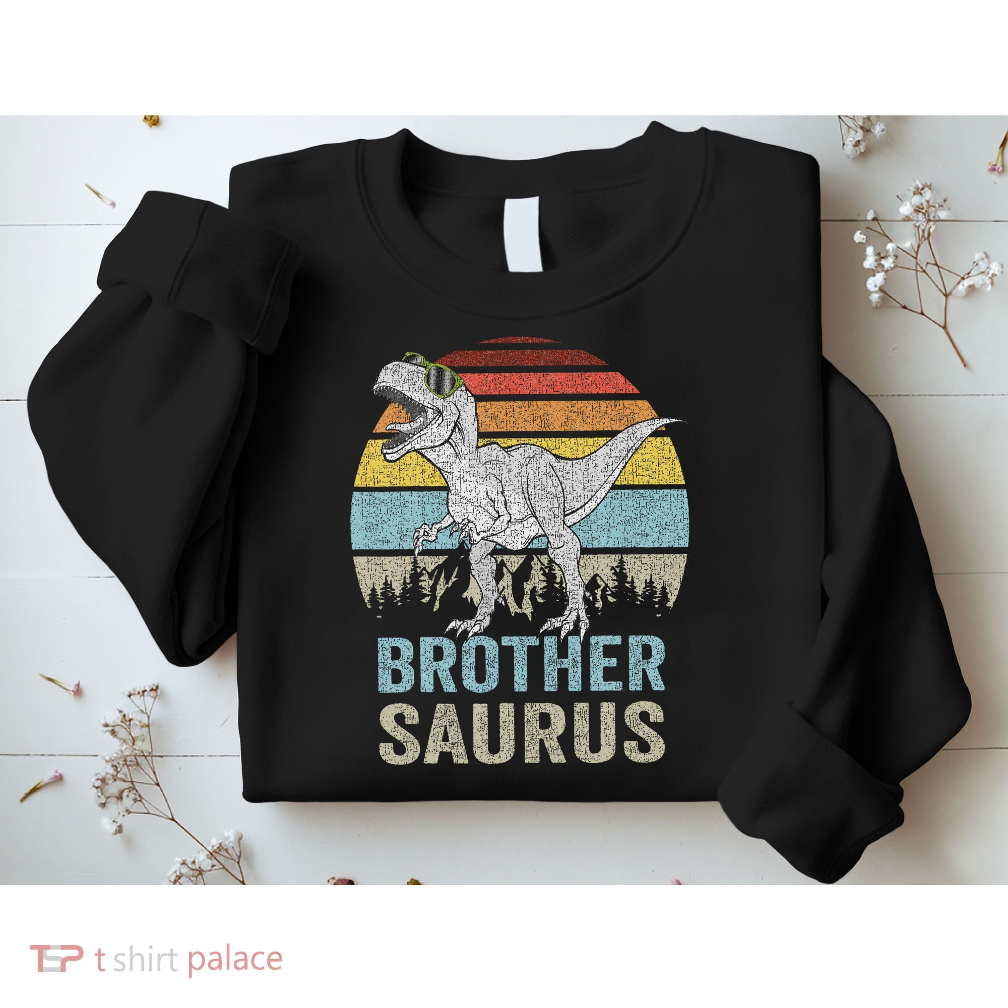 Brothersaurus T Rex Brother Saurus Family Matching Dinosaur Sweatshirt