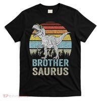 Brothersaurus T Rex Brother Saurus Family Matching Dinosaur T-Shirt thumb 0