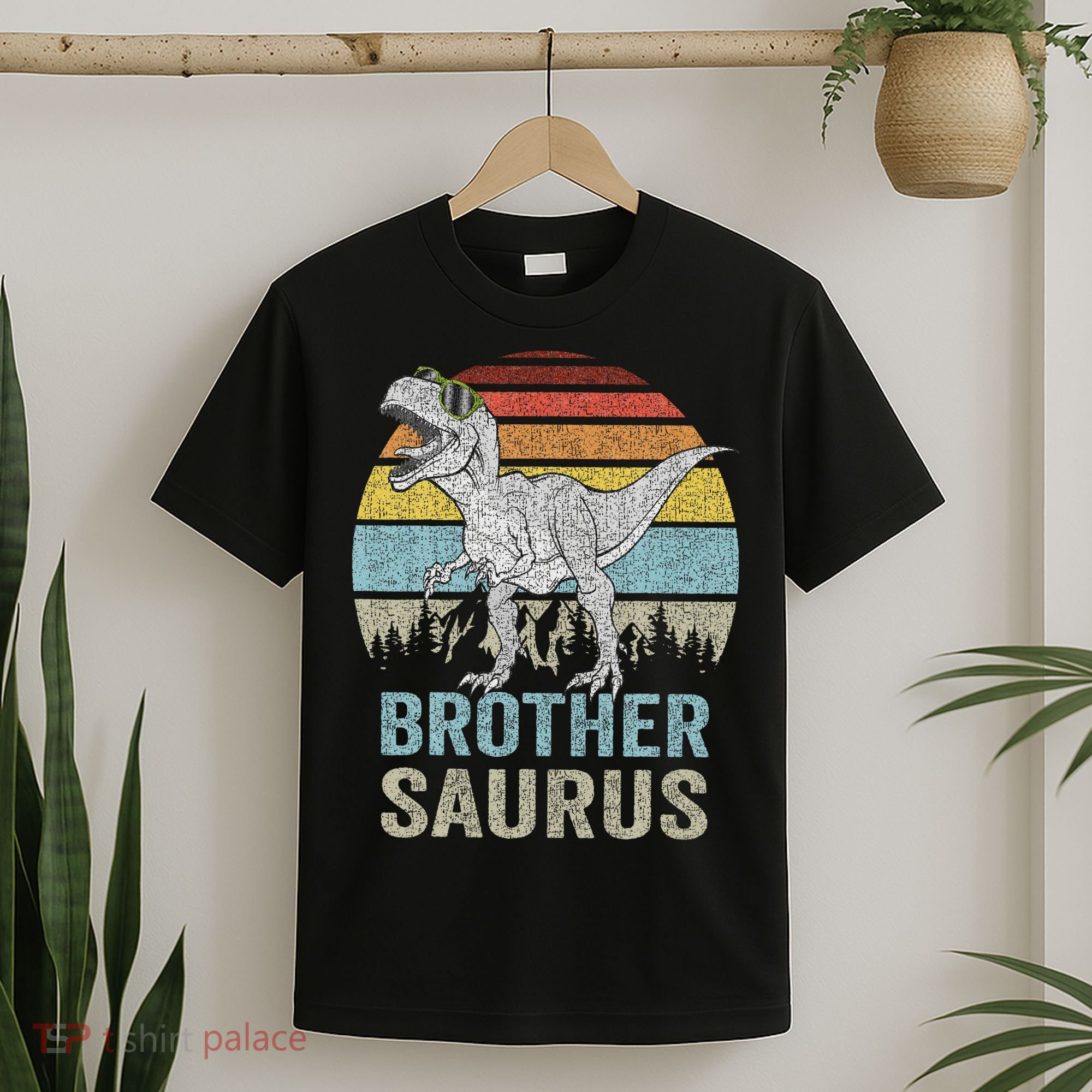 Brothersaurus T Rex Brother Saurus Family Matching Dinosaur T-Shirt