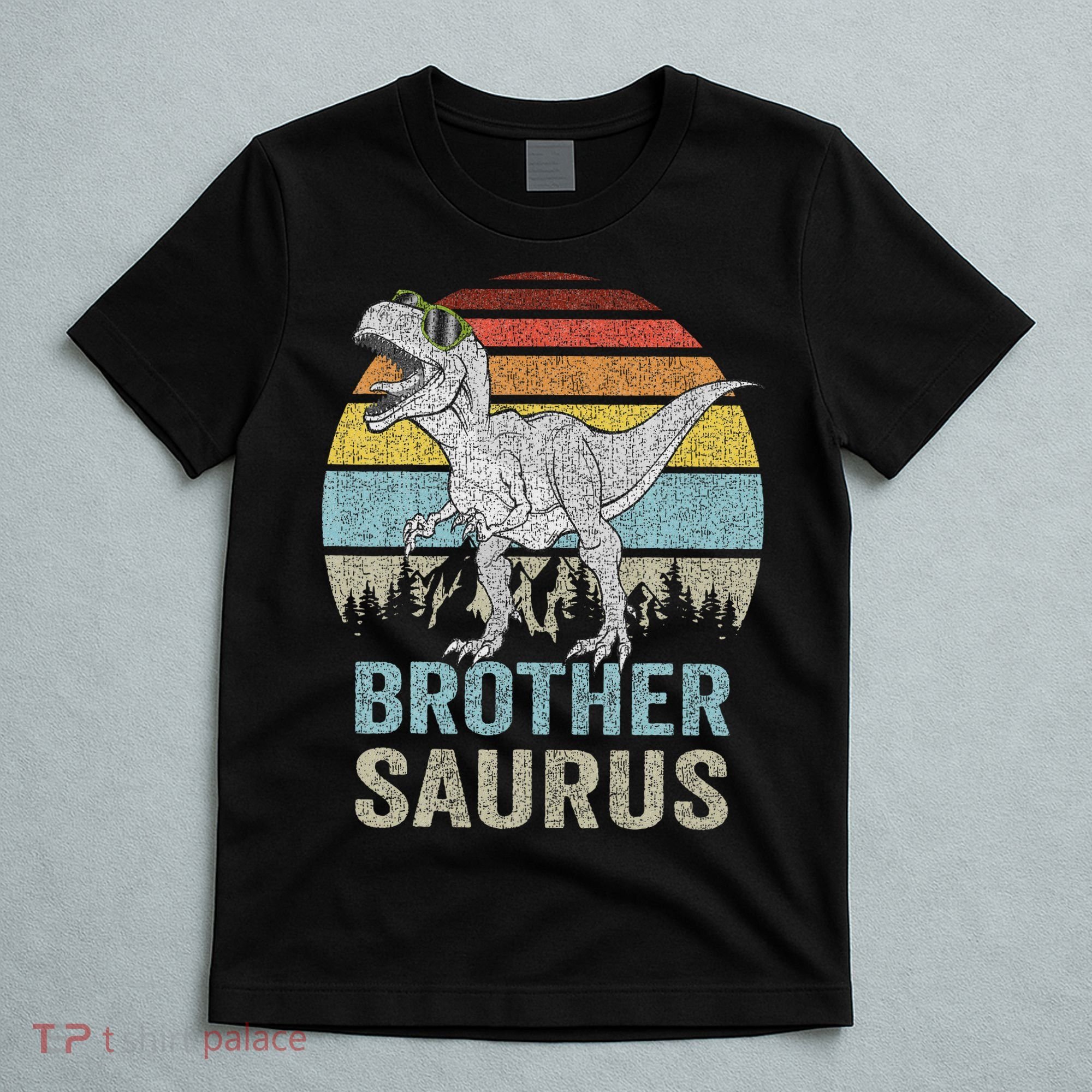 Brothersaurus T Rex Brother Saurus Family Matching Dinosaur T-Shirt