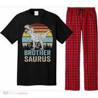 Brothersaurus T Rex Brother Saurus Family Matching Dinosaur Pajama Set thumb 0