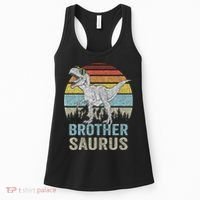 Brothersaurus T Rex Brother Saurus Family Matching Dinosaur Women's Tank Top thumb 0