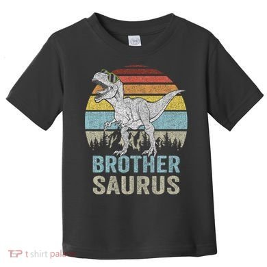 Brothersaurus T Rex Brother Saurus Family Matching Dinosaur Toddler T-Shirt
