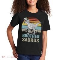 Brothersaurus T Rex Brother Saurus Family Matching Dinosaur Kids T-Shirt thumb 2