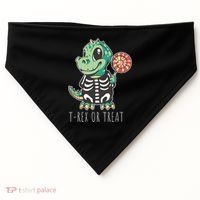 Baby T Rex Dinosaur Skeleton USA-Made Doggie Bandana thumb 0
