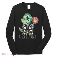 Baby T Rex Dinosaur Skeleton Long Sleeve Shirt thumb 0