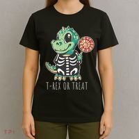 Baby T Rex Dinosaur Skeleton T-Shirt thumb 4