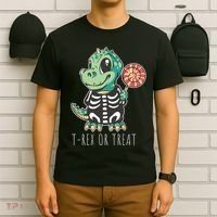 Baby T Rex Dinosaur Skeleton T-Shirt thumb 6