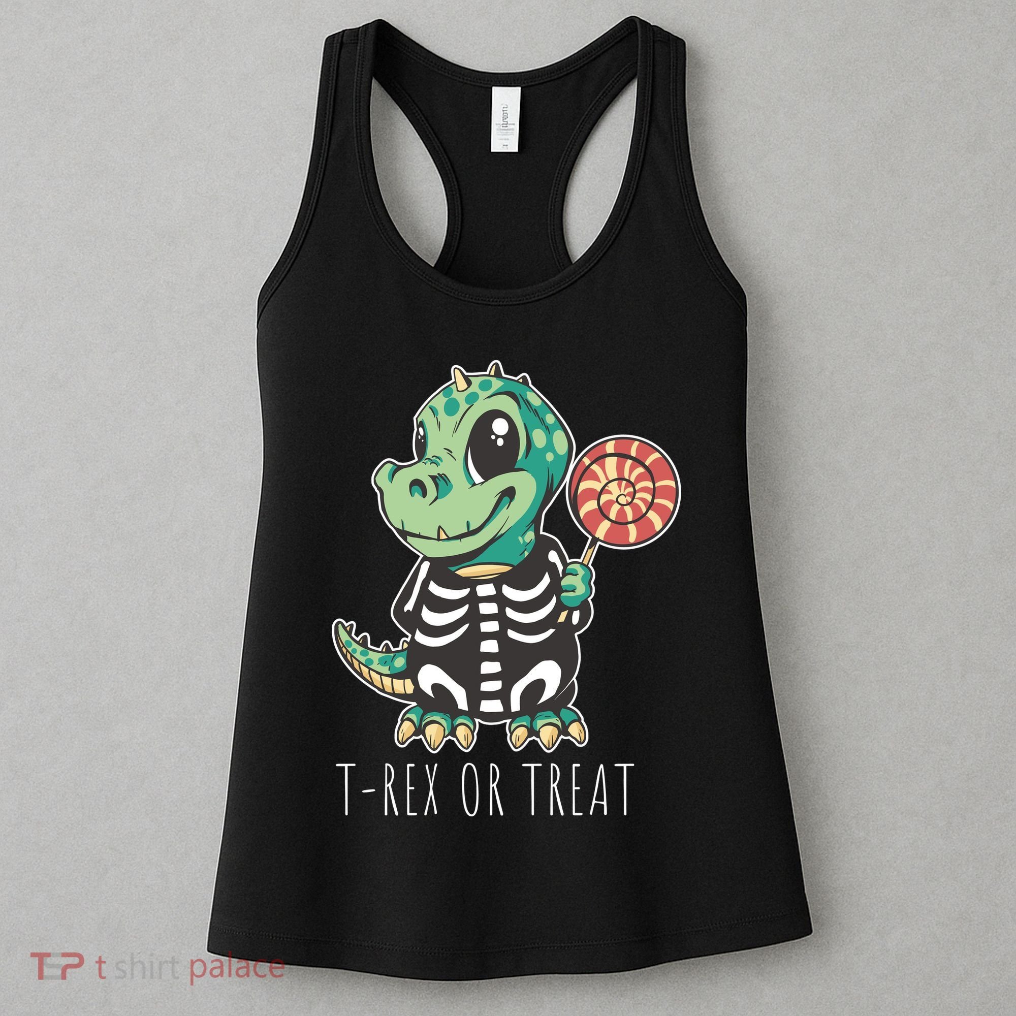 Baby T Rex Dinosaur Skeleton Women's Tank Top