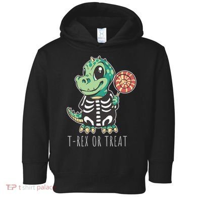 Baby T Rex Dinosaur Skeleton Toddler Hoodie