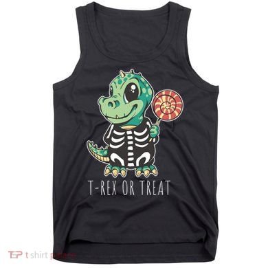 Baby T Rex Dinosaur Skeleton Tank Top