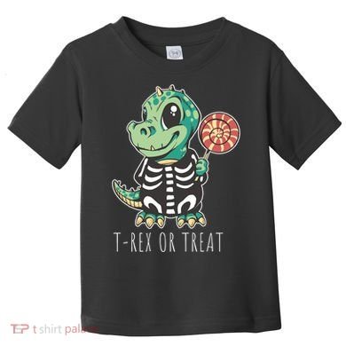 Baby T Rex Dinosaur Skeleton Toddler T-Shirt