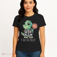 Baby T Rex Dinosaur Skeleton Women's T-Shirt thumb 4