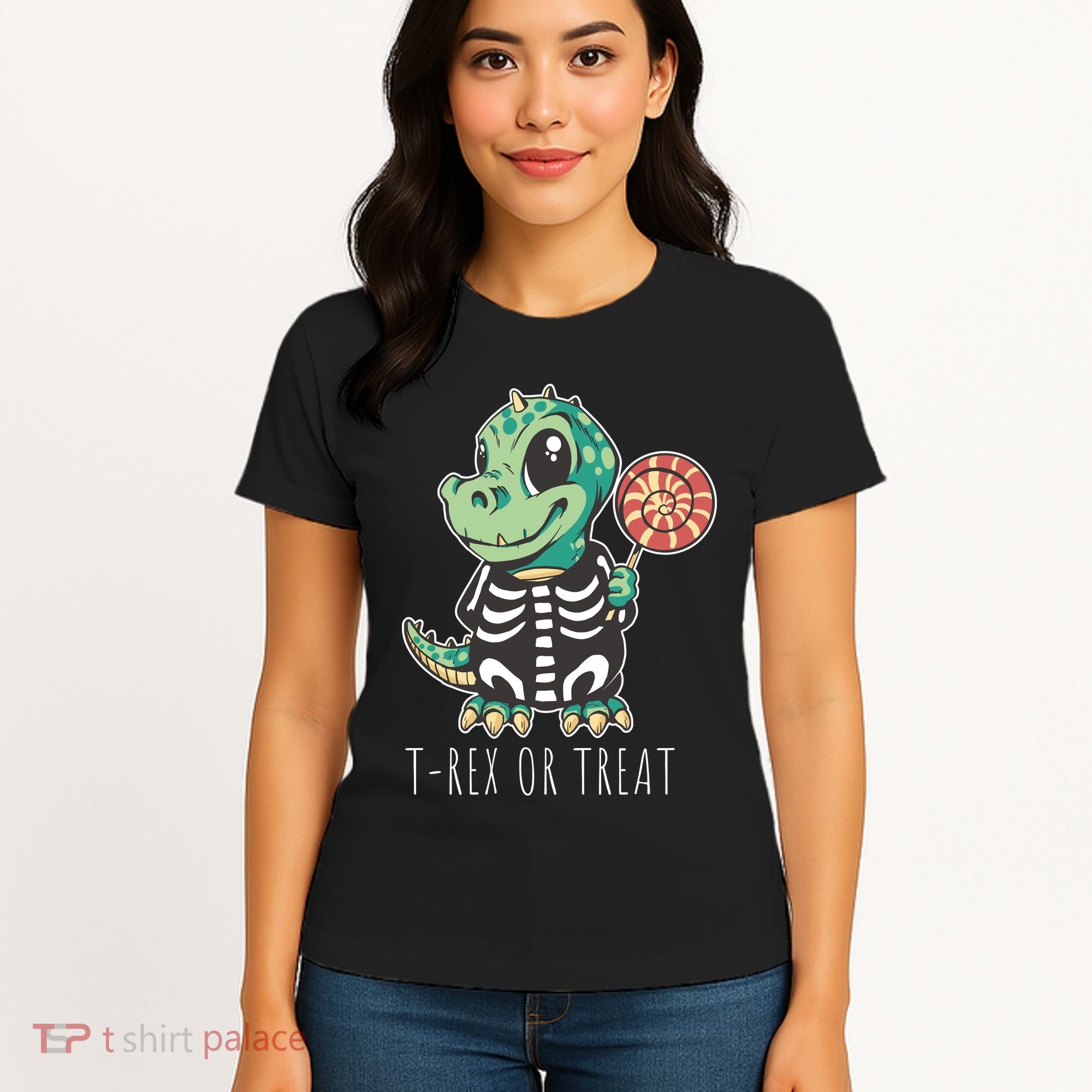 Baby T Rex Dinosaur Skeleton Women's T-Shirt