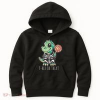 Baby T Rex Dinosaur Skeleton Kids Hoodie thumb 0