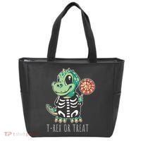 Baby T Rex Dinosaur Skeleton Tote Bag thumb 0