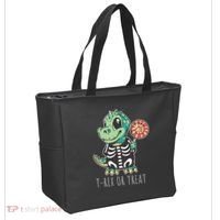 Baby T Rex Dinosaur Skeleton Tote Bag thumb 2