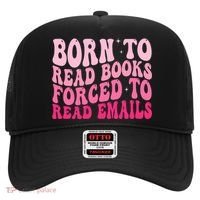 Born To Read Books Forced To Read Emails Groovy Reading  Hat thumb 0