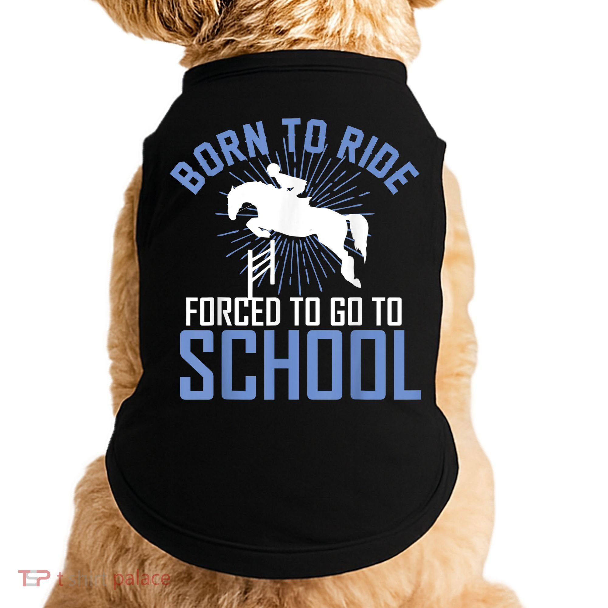Born To Ride Equestrian Horseback Riding For Girls Doggie Tank