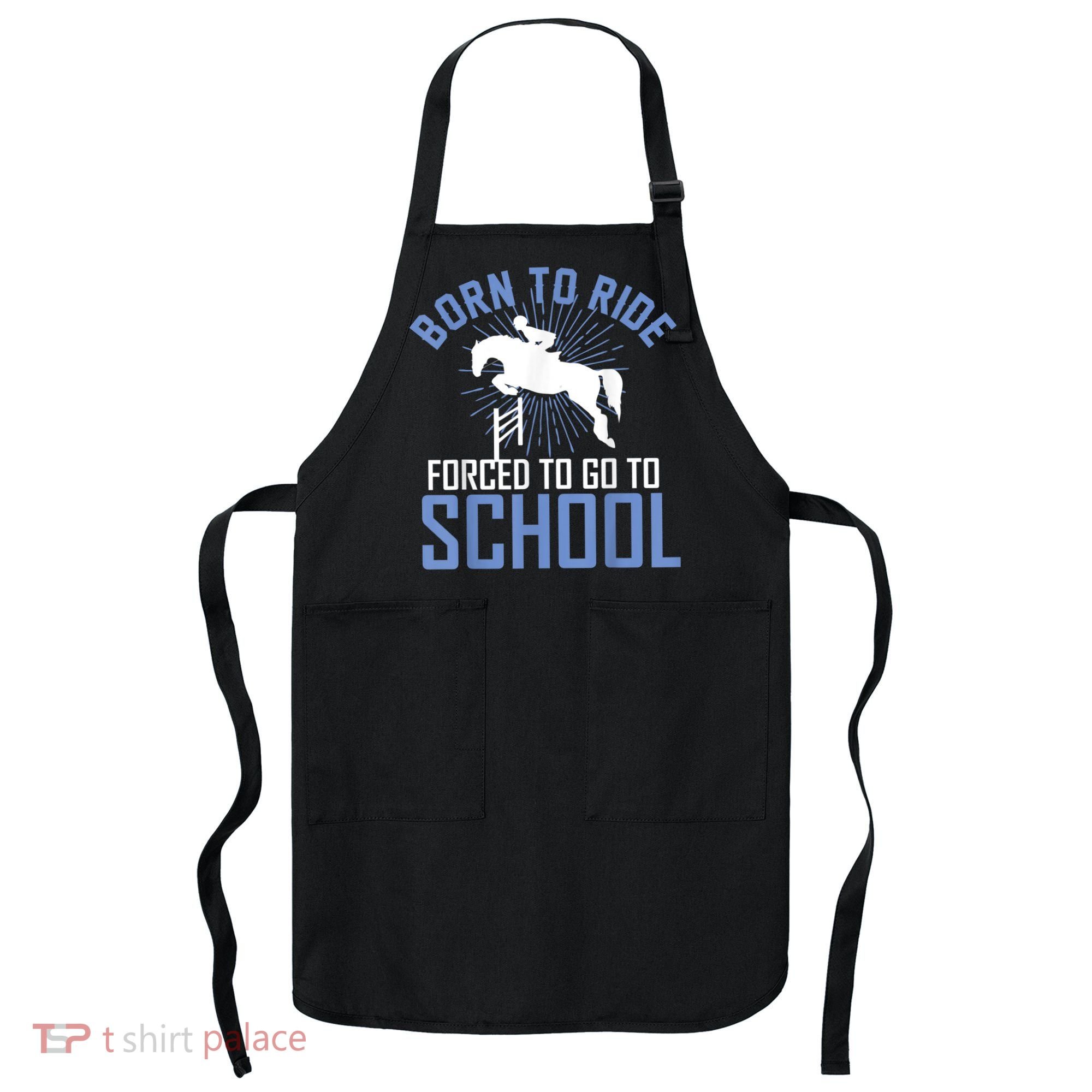 Born To Ride Equestrian Horseback Riding For Girls Apron