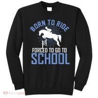 Born To Ride Equestrian Horseback Riding For Girls Sweatshirt thumb 0