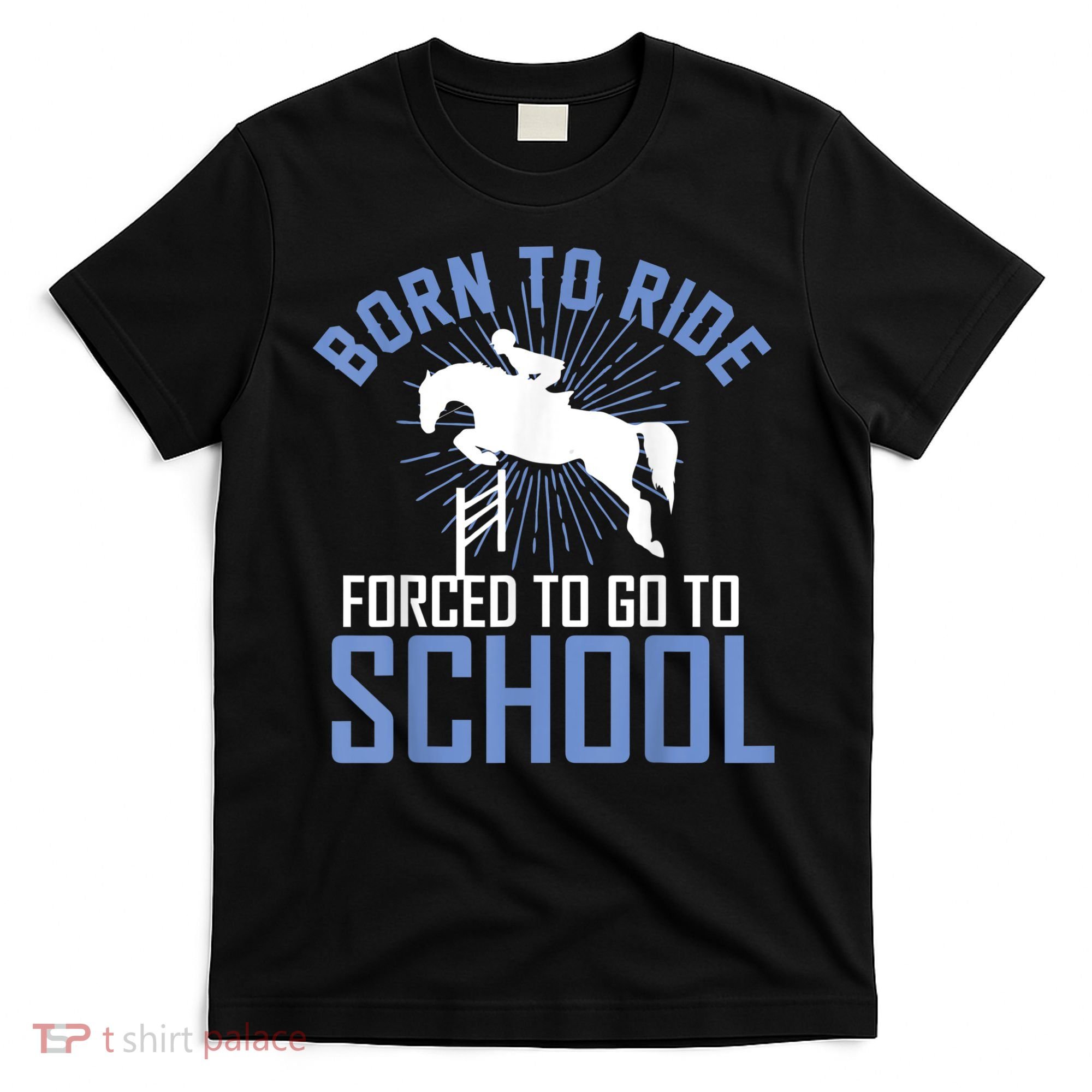 Born To Ride Equestrian Horseback Riding For Girls T-Shirt