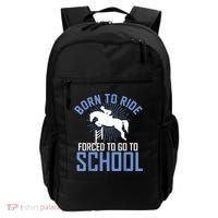 Born To Ride Equestrian Horseback Riding For Girls Backpack thumb 0