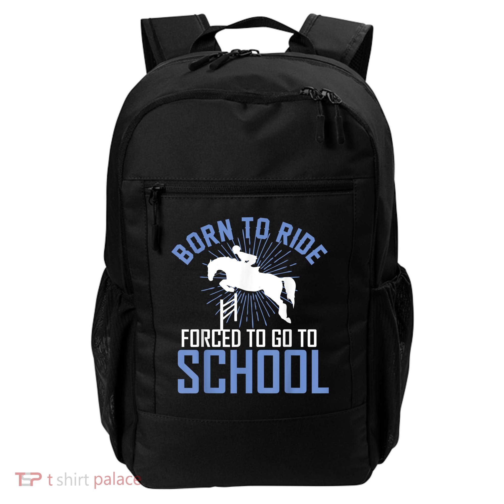 Born To Ride Equestrian Horseback Riding For Girls Backpack
