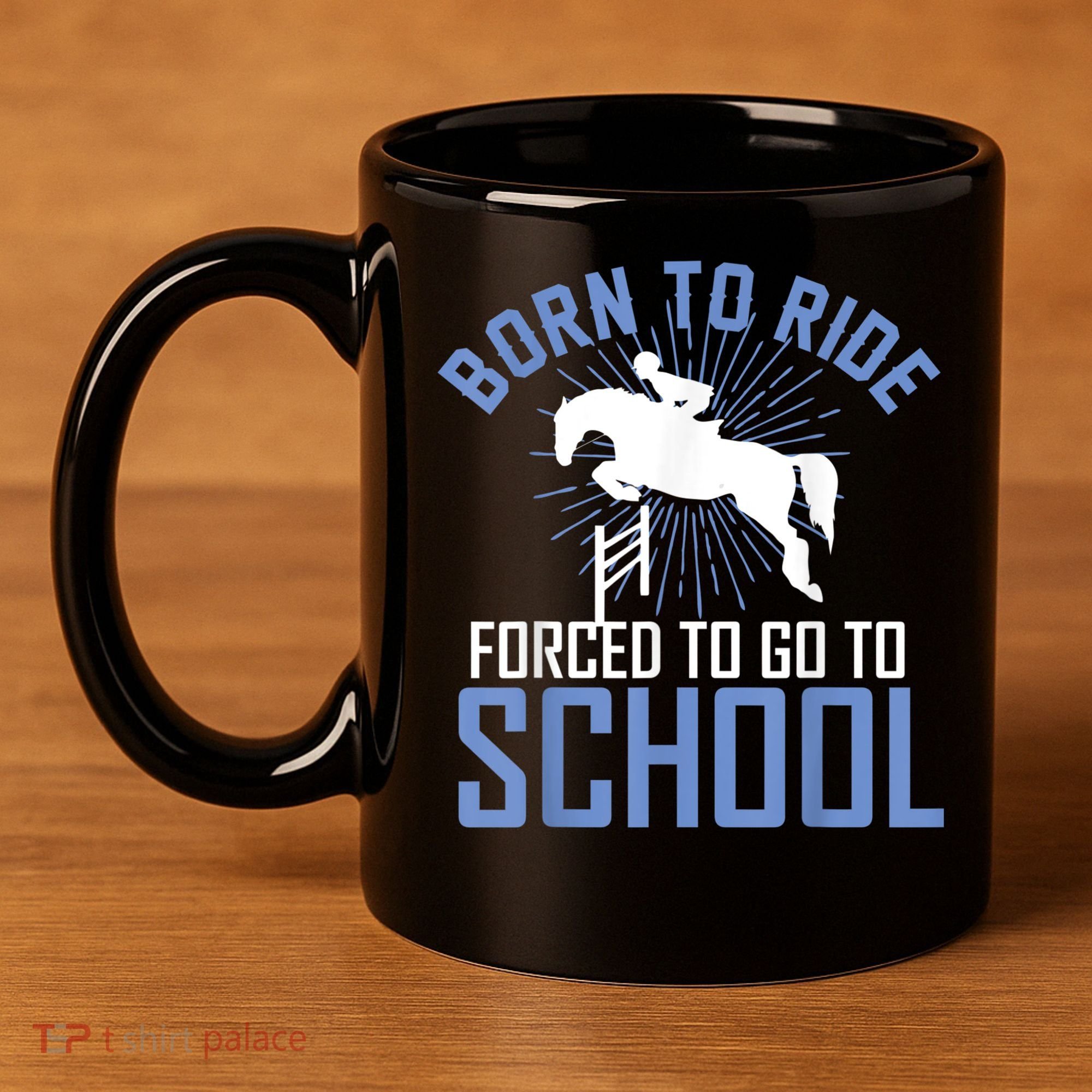 Born To Ride Equestrian Horseback Riding For Girls 11oz C Handle Ceramic Mug