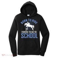 Born To Ride Equestrian Horseback Riding For Girls Women's Hoodie thumb 0