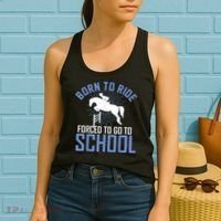 Born To Ride Equestrian Horseback Riding For Girls Women's Tank Top thumb 2
