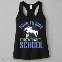 Born To Ride Equestrian Horseback Riding For Girls Women's Tank Top thumb 3