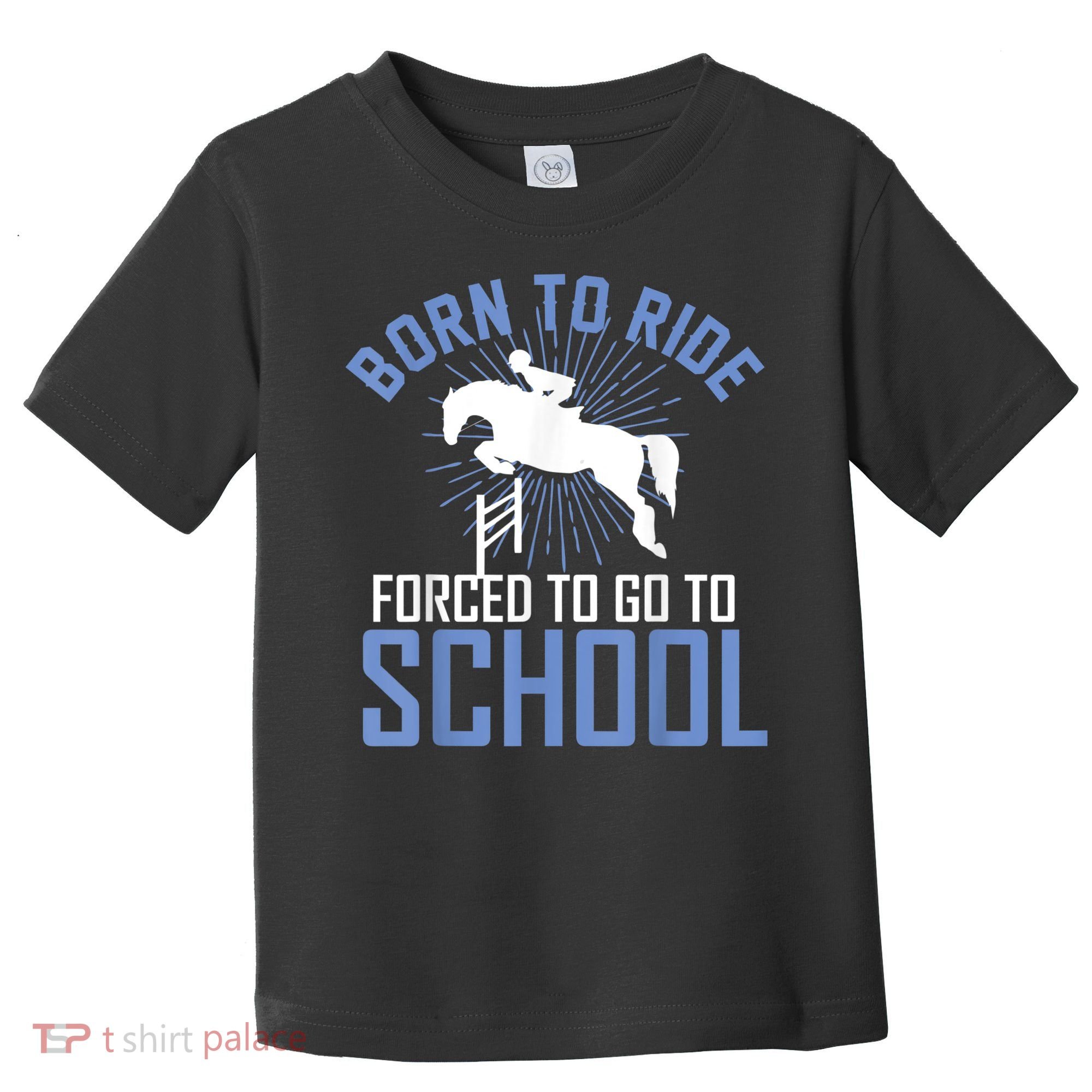 Born To Ride Equestrian Horseback Riding For Girls Toddler T-Shirt