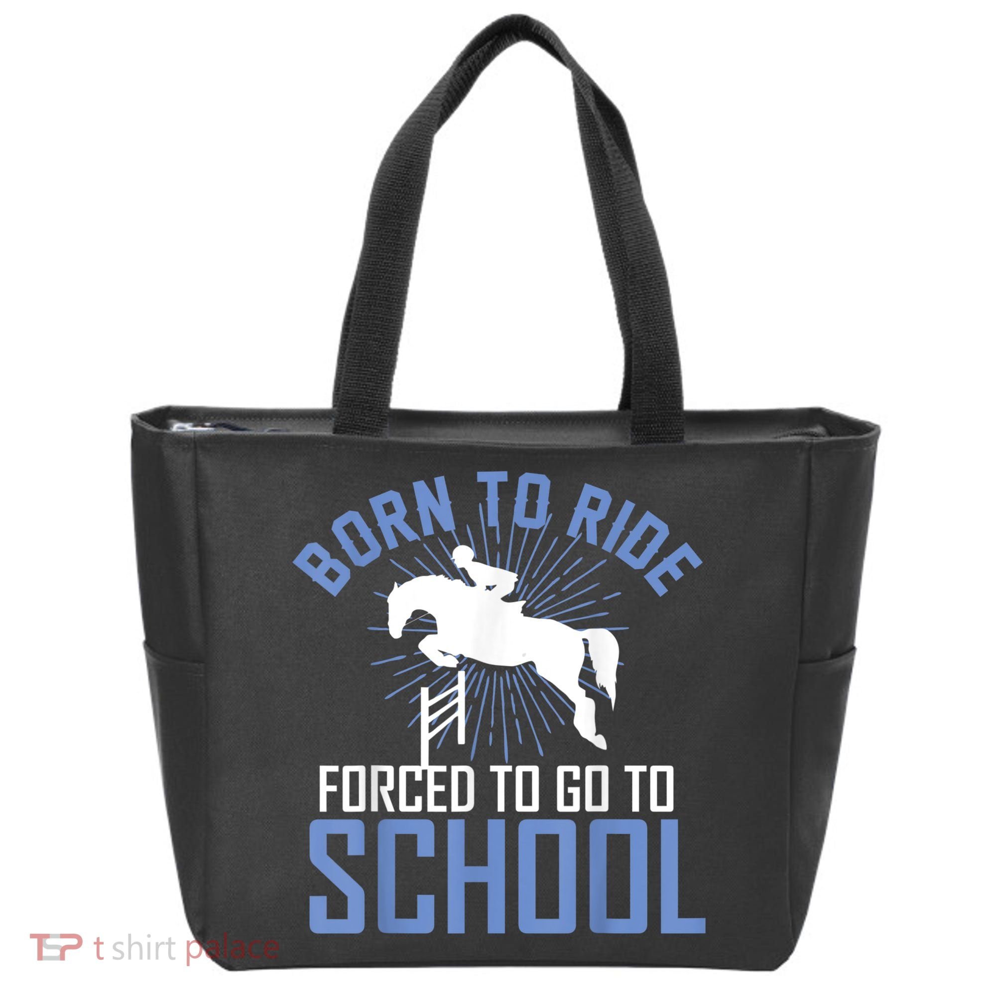Born To Ride Equestrian Horseback Riding For Girls Tote Bag