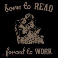 Born To Read Forced To Work Retro Bucket Hat thumb 4