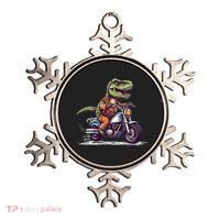Biker T Rex On Motor Bike Dinosaur T Rex Riding Motorcycle Ornament thumb 0