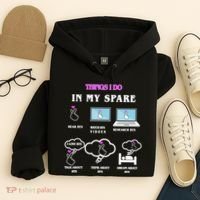 BTS Things I Do Spare Time Funny Hoodie thumb 4