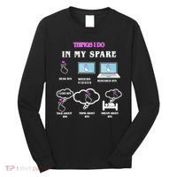 BTS Things I Do Spare Time Funny Long Sleeve Shirt thumb 0