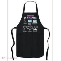 BTS Things I Do Spare Time Funny Apron thumb 0