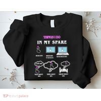 BTS Things I Do Spare Time Funny Sweatshirt thumb 2