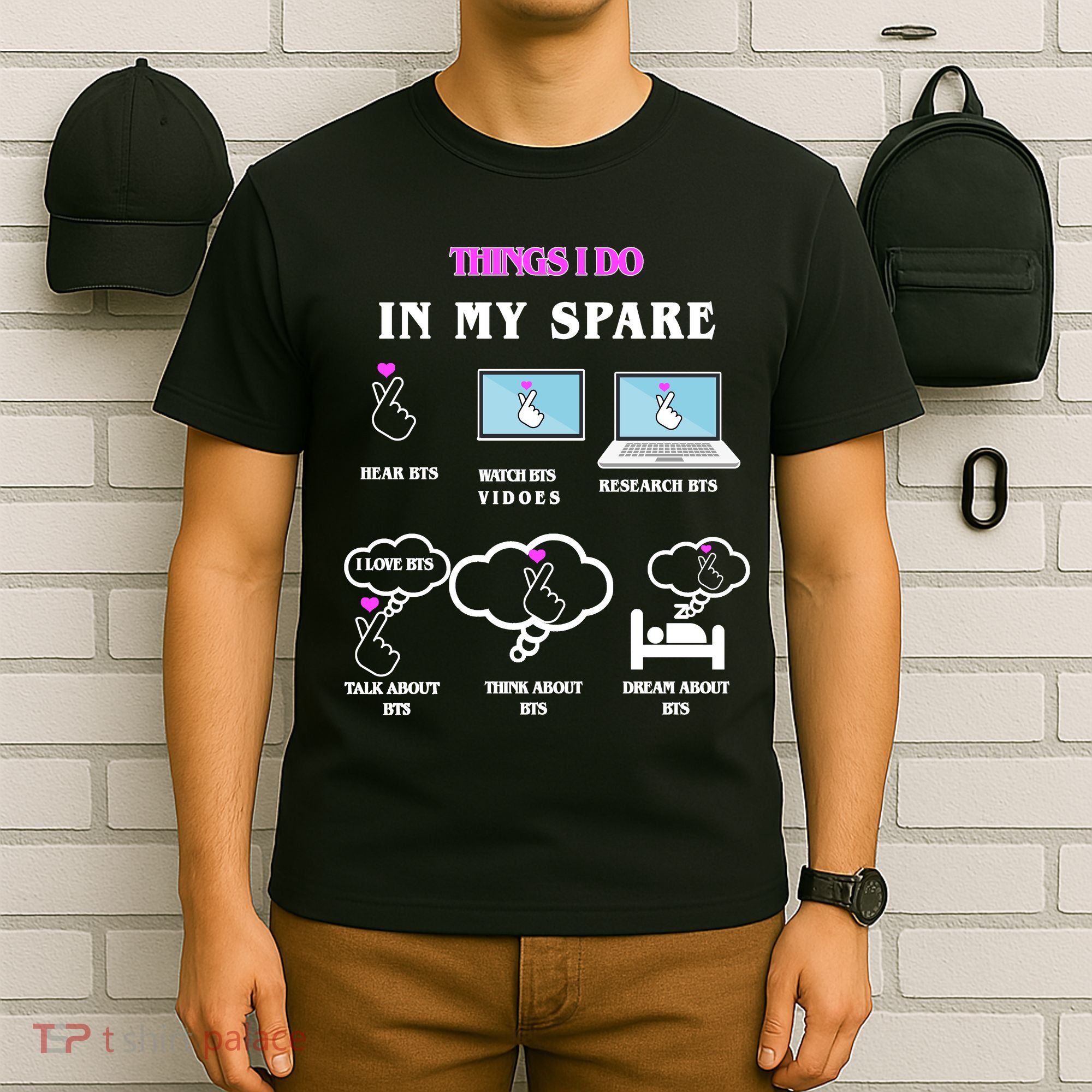 BTS Things I Do Spare Time Funny T-Shirt