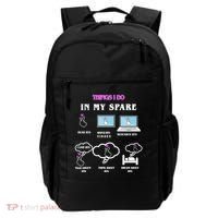 BTS Things I Do Spare Time Funny Backpack thumb 0